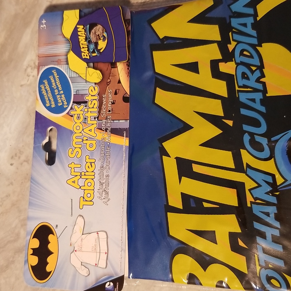 Nwts Batman kids Art smock
